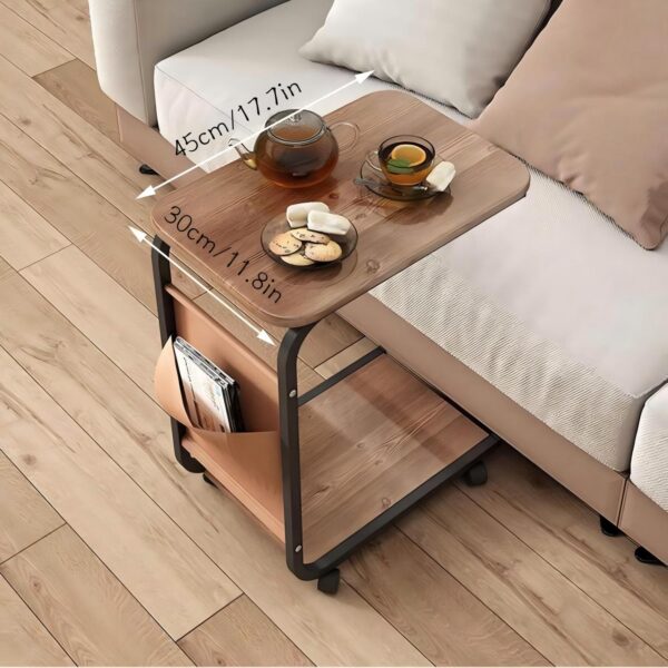 Modern Foldable Coffee Table With Wheels