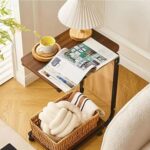 Modern Foldable Coffee Table With Wheels